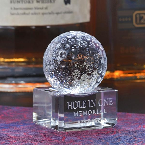 名入れ ギフト SXX インテリア雑貨 台座付き ゴルフボール ミニオブジェ