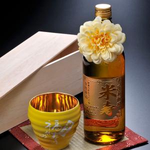 お酒 焼酎 老松酒造 樽熟成長期貯蔵麦焼酎 極上閻魔甕（かめ） 25