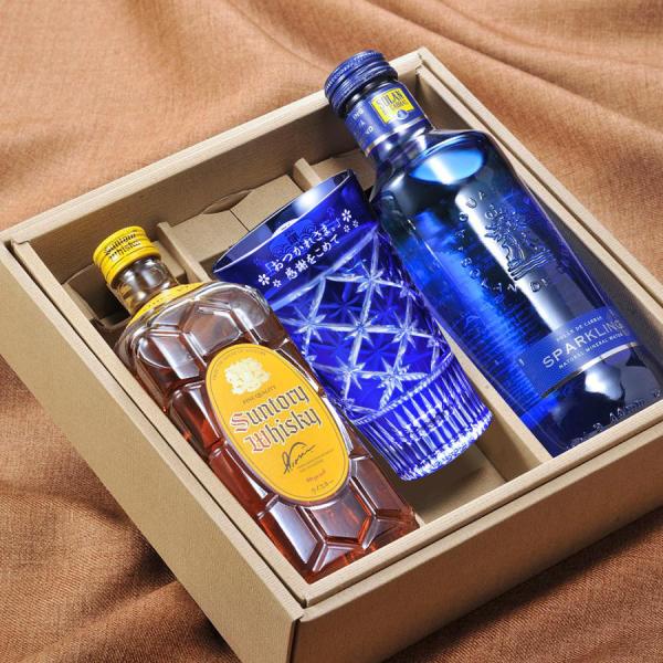 名入れ ギフト SXX 酒セット サントリーウイスキー角瓶 700ml &amp; SOLAN DE CAB...