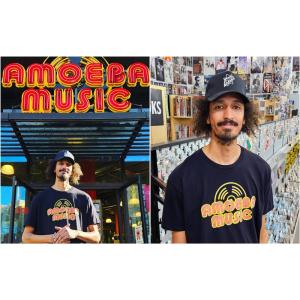 AMOEBA MUSIC - Amoeba Music Neon Black T-Shirts アメ...