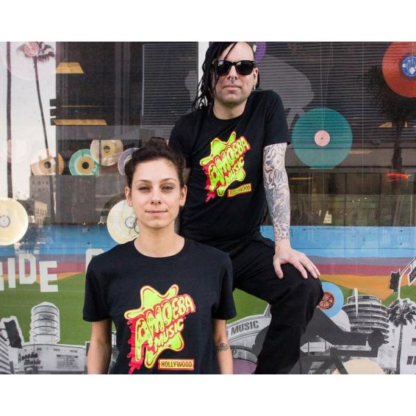 AMOEBA MUSIC - Original Logo - Hollywood Black T-S...