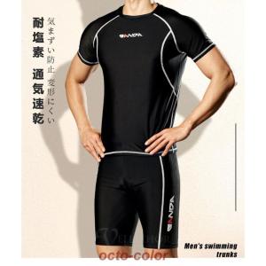 水着 メンズ スイムウェア 耐塩素 ラッシュガ...の詳細画像4