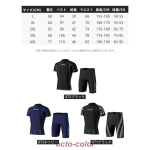 水着 メンズ スイムウェア 耐塩素 ラッシュガ...の詳細画像5