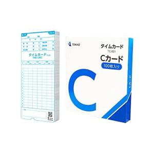 TOKAIZ Cカード TC-001 100枚入り タイムカード タイムレコーダー