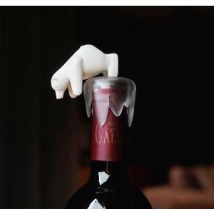 ボトルキャップ しろくま ボトルストッパー ワイン 栓