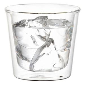 KINTO キントー CAST ダブルウォール ロックグラス 250m グラス おしゃれ かわいい 耐熱グラス 電子レンジ可 北欧