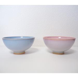 夫婦茶碗 お茶碗 ペアセット 萩焼 陶器 つぼみ 飯碗 日本製