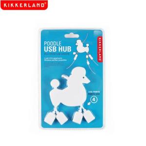 USB プードル ハブ プードル型のUSBハブ 4ポート Kikkerland キッカーランド｜oriji