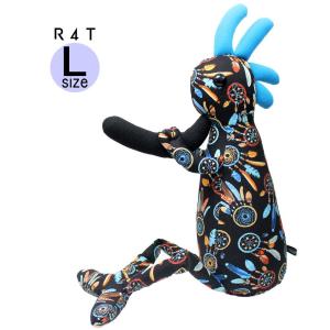 ココペリ人形 ココペリ R4T ドリームキャッチャー黒 ブルーヘッド Lサイズ（60cm）