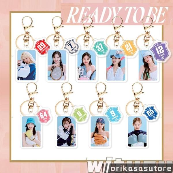 TWICE トゥワイス アクリルキーホルダー 「READY TO BE」 イベント お祭り モデル ...