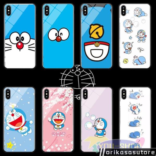 60絵柄 ドラえもん iphone15 ケース ガラス TPU 野比のび助 Doraemon 多機種...