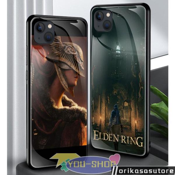 Elden Ring エルデンリング スマホケース 携帯カバー 強化ガラス レンズ保護 iPhone...