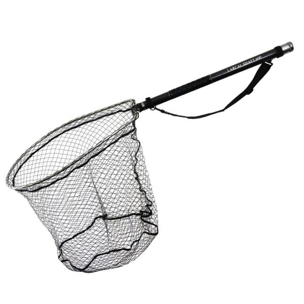 おり釣具 カーボン玉の柄 ラーカルシャフト 6M ランディングネットM 2点セット ガンメタ (ne...