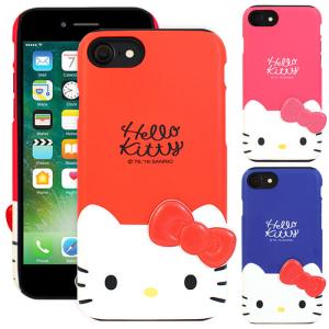 Hello Kitty Deco Double Bumper ケース iPhone SE3 13 Pro Max mini 12 SE2 11 XS XR X 8 7 Plus