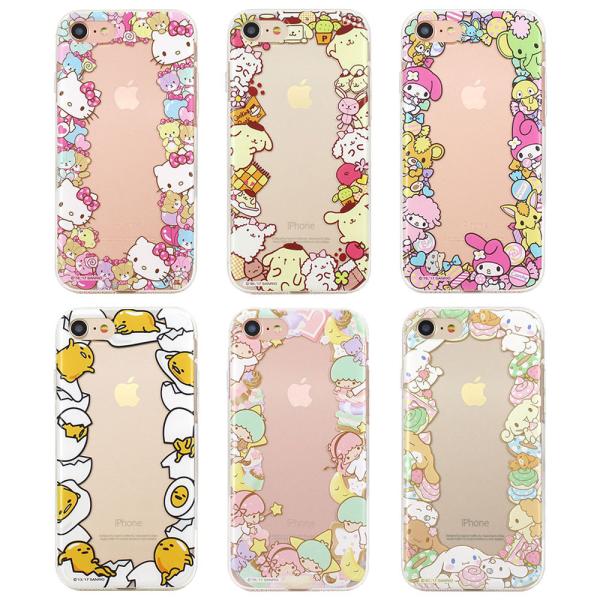 Hello Kitty Friends Circle Jelly ケース iPhone 15 Plu...