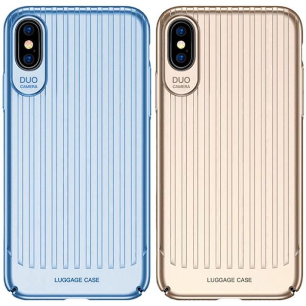【並行輸入品】 USAMS Trunk Series Hard ケース iPhone XS X