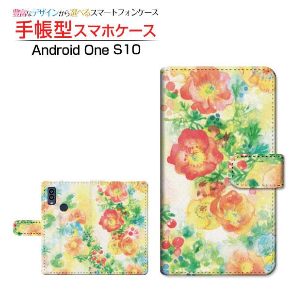 スマホケース Android One S10 アンドロイド ワン 手帳型 ケース カメラ穴対応 F:...