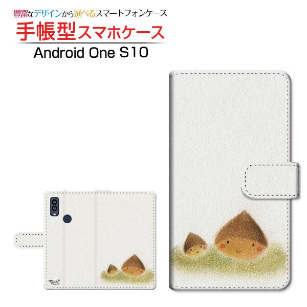 スマホケース Android One S10 アンドロイド ワン エステン 手帳型 ケース カメラ穴...