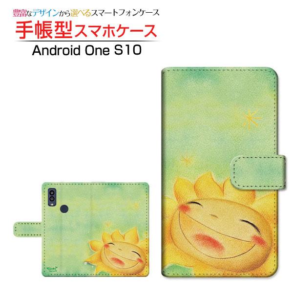 スマホケース Android One S10 アンドロイド ワン エステン 手帳型 ケース カメラ穴...