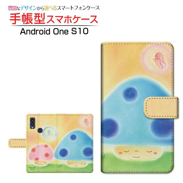 スマホケース Android One S10 アンドロイド ワン エステン 手帳型 ケース カメラ穴...