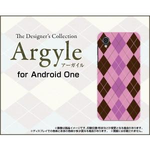 スマホケース Android One S5 SoftBank Y!mobile ハードケース/TPUソフトケース Argyle(アーガイル) type006 あーがいる 格子 菱形 チェック