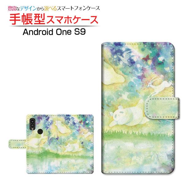 スマホケース Android One S9 アンドロイド ワン 手帳型 ケース カメラ穴対応 F:c...