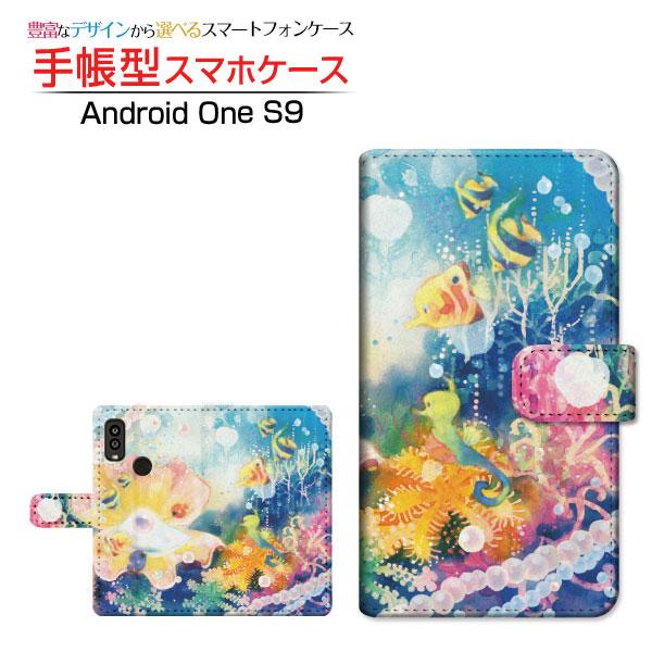 スマホケース Android One S9 アンドロイド ワン エスナイン 手帳型 ケース カメラ穴...