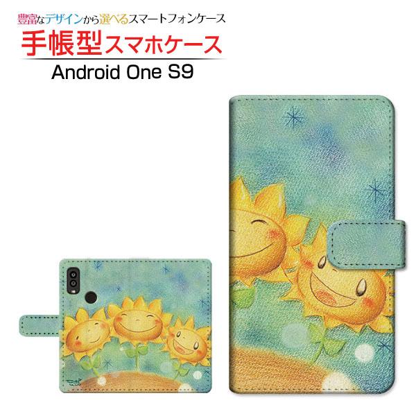 スマホケース Android One S9 アンドロイド ワン エスナイン 手帳型 ケース カメラ穴...