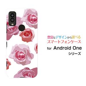 スマホケース Android One S9 S9-KC アンドロイド ワン ハードケース/TPUソフトケース ピンクローズ (イラスト) 薔薇（バラ） 綺麗（きれい キレイ） 可愛い