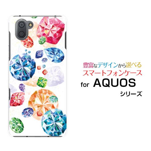 スマホケース AQUOS R3 SH-04L SHV44 ハードケース/TPUソフトケース Jewe...