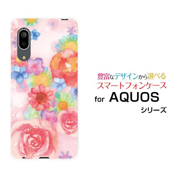 スマホケース AQUOS sense3 basic アクオス ハードケース/TPUソフトケース Fl...