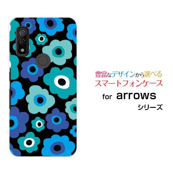 スマホケース arrows We F-51B FCG01 ハードケース/TPUソフトケース フラワー...