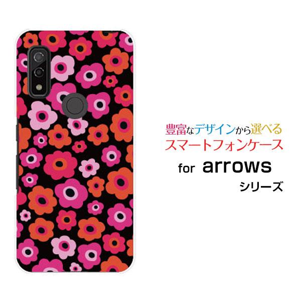 スマホケース arrows We F-51B FCG01 ハードケース/TPUソフトケース フラワー...