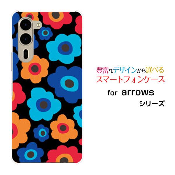 スマホケース arrows We2 Plus F-51E ハードケース/TPUソフトケース フラワー...