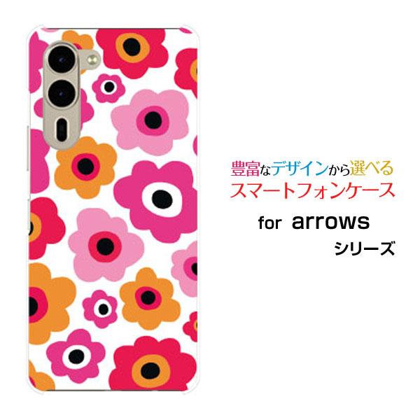 スマホケース arrows We2 Plus F-51E ハードケース/TPUソフトケース フラワー...