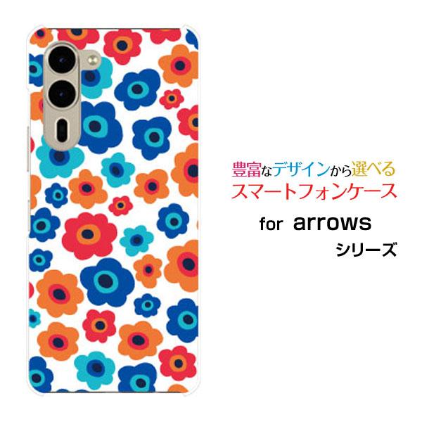 スマホケース arrows We2 Plus F-51E ハードケース/TPUソフトケース フラワー...
