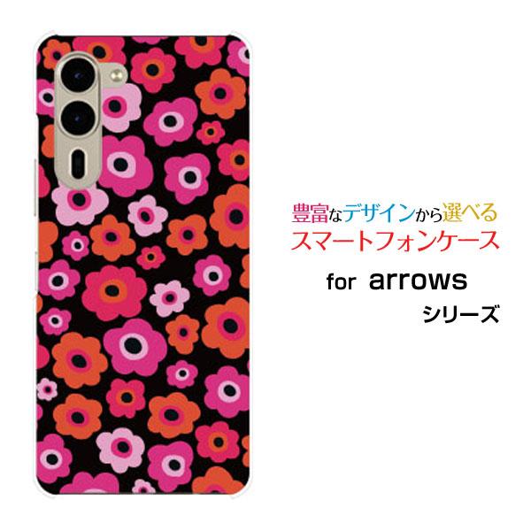 スマホケース arrows We2 Plus F-51E ハードケース/TPUソフトケース フラワー...