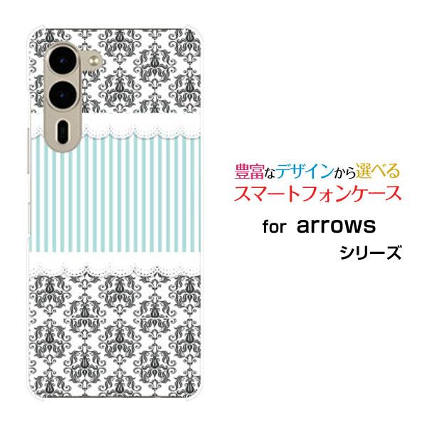 スマホケース arrows We2 Plus F-51E ハードケース/TPUソフトケース ダマスク...