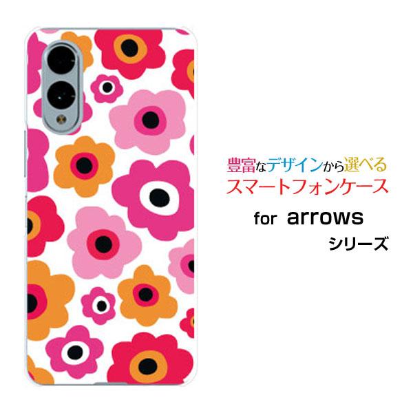 スマホケース arrows We2 F-52E FCG02 ハードケース/TPUソフトケース フラワ...