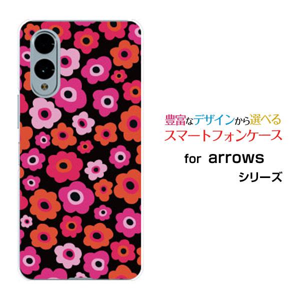 スマホケース arrows We2 F-52E FCG02 ハードケース/TPUソフトケース フラワ...