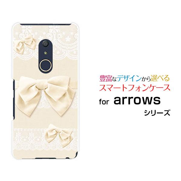 arrows Be4 F-41A ハードケース/TPUソフトケース 液晶保護フィルム付 レース＆リボ...