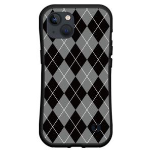 スマホケース iPhone 15 アイフォン フィフティーン 耐衝撃 ハイブリッドケース ストラップホール付 Argyle(アーガイル) type002｜orisma