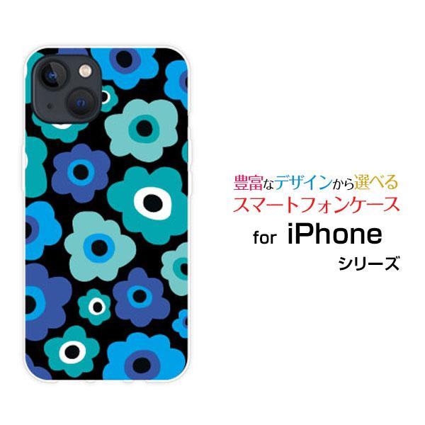 スマホケース iPhone 15 Plus アイフォン ハードケース/TPUソフトケース フラワーギ...