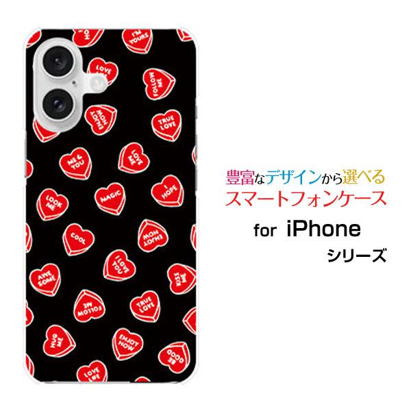 スマホケース iPhone 16 Plus ハードケース/TPUソフトケース LOVE HEART(...