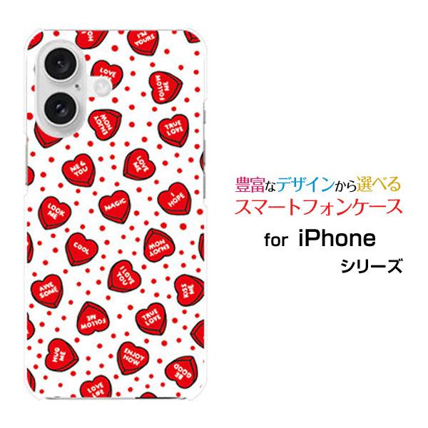 スマホケース iPhone 16 Plus ハードケース/TPUソフトケース LOVE HEART(...