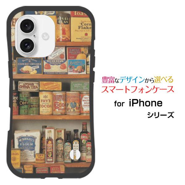 スマホケース iPhone 16 Plus 耐衝撃 ハイブリッドケース ストラップホール付 Reto...