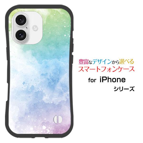 スマホケース iPhone 16 Plus 耐衝撃 ハイブリッドケース ストラップホール付 Marb...