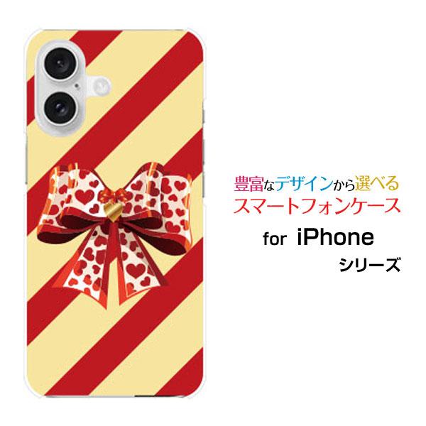 スマホケース iPhone 16 Plus ハードケース/TPUソフトケース ボーダーリボン ボーダ...