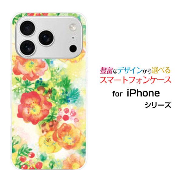 スマホケース iPhone 17 Pro Max ハードケース/TPUソフトケース Flowers ...