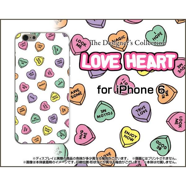 iPhone 6s ハードケース/TPUソフトケース 液晶保護フィルム付 LOVE HEART(ラン...